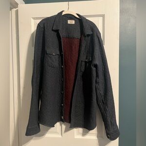 Marine Layer Blue Cotton Overshirt